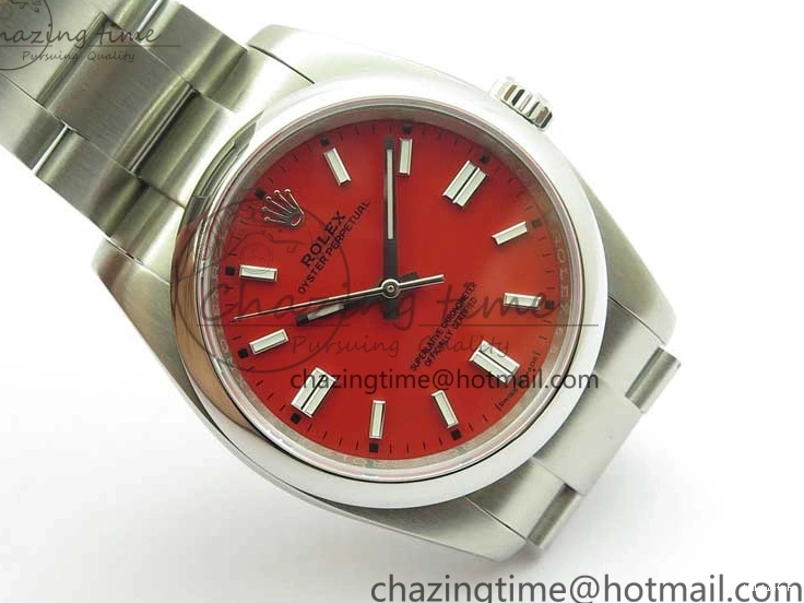 126000 1:1 Steel Perpetual Oyster Edition KRF Dial 36mm Best Red 904L A2824 0318